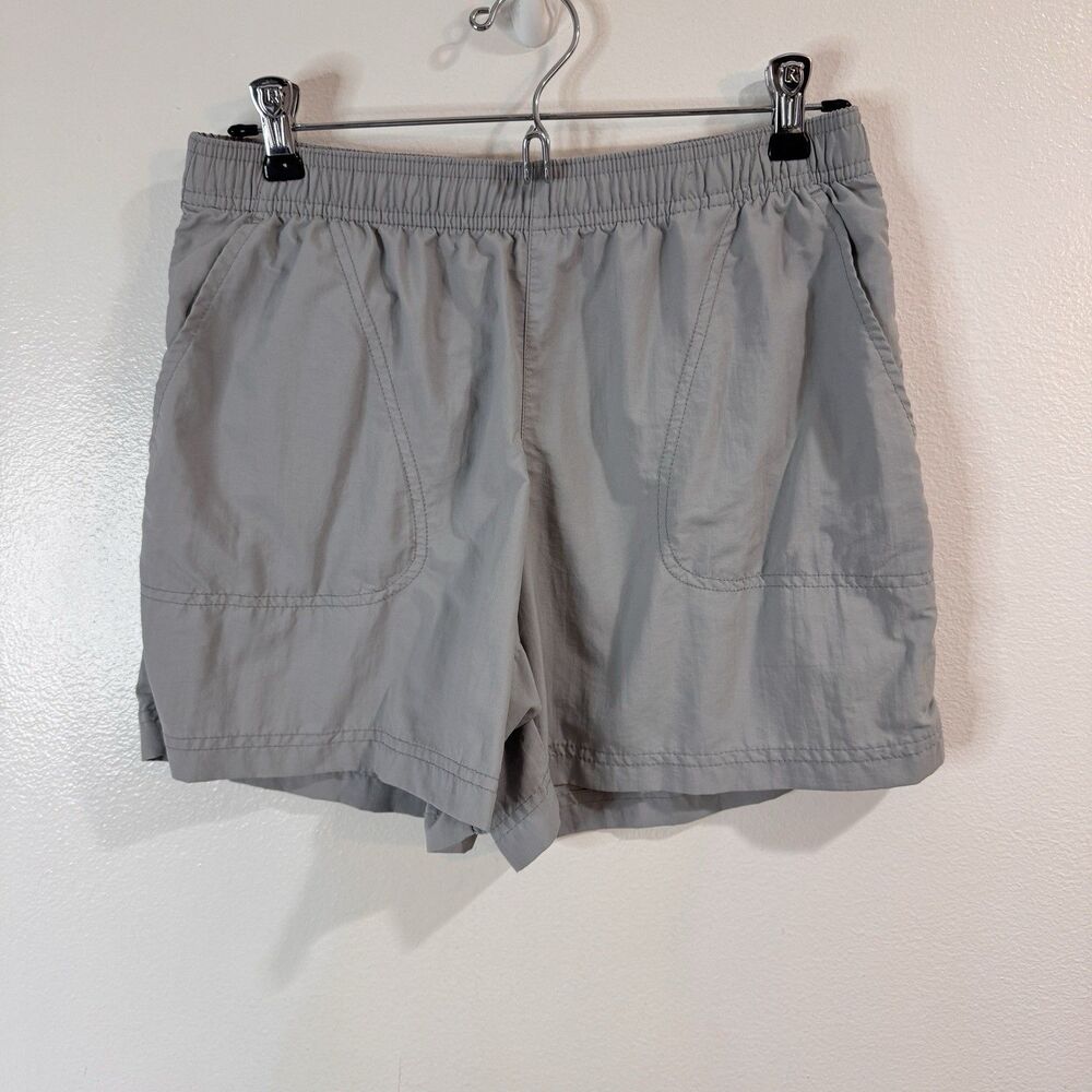Columbia Shorts Womens S Gray Nylon Outdoor Hiking Pull On Active Pockets